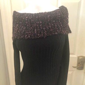 Beautiful knit sweater, trim on cuffs as well and neck NWT SMALL 3 for $75.00